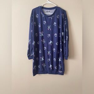 Stitch Navy Long Sleeve Dress